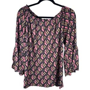 Seven Islands top size 2X women’s festival bohemian colorful sparkly eccentric